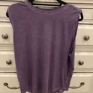 Lululemon purple muscle tank